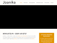 Tablet Screenshot of joanika.nl